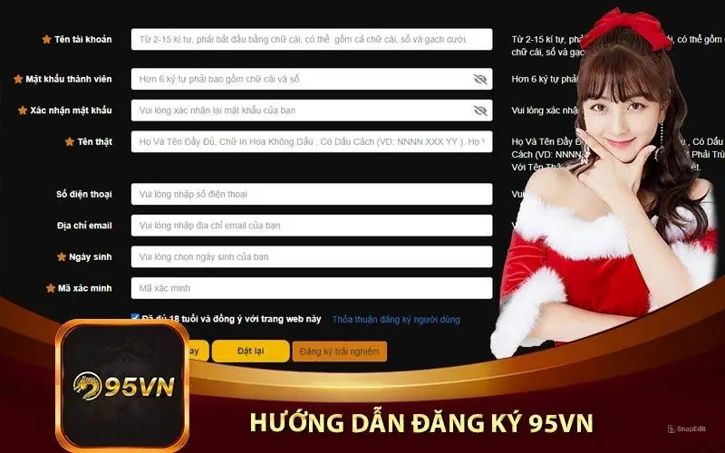 Hướng dẫn đăng ký 95vn